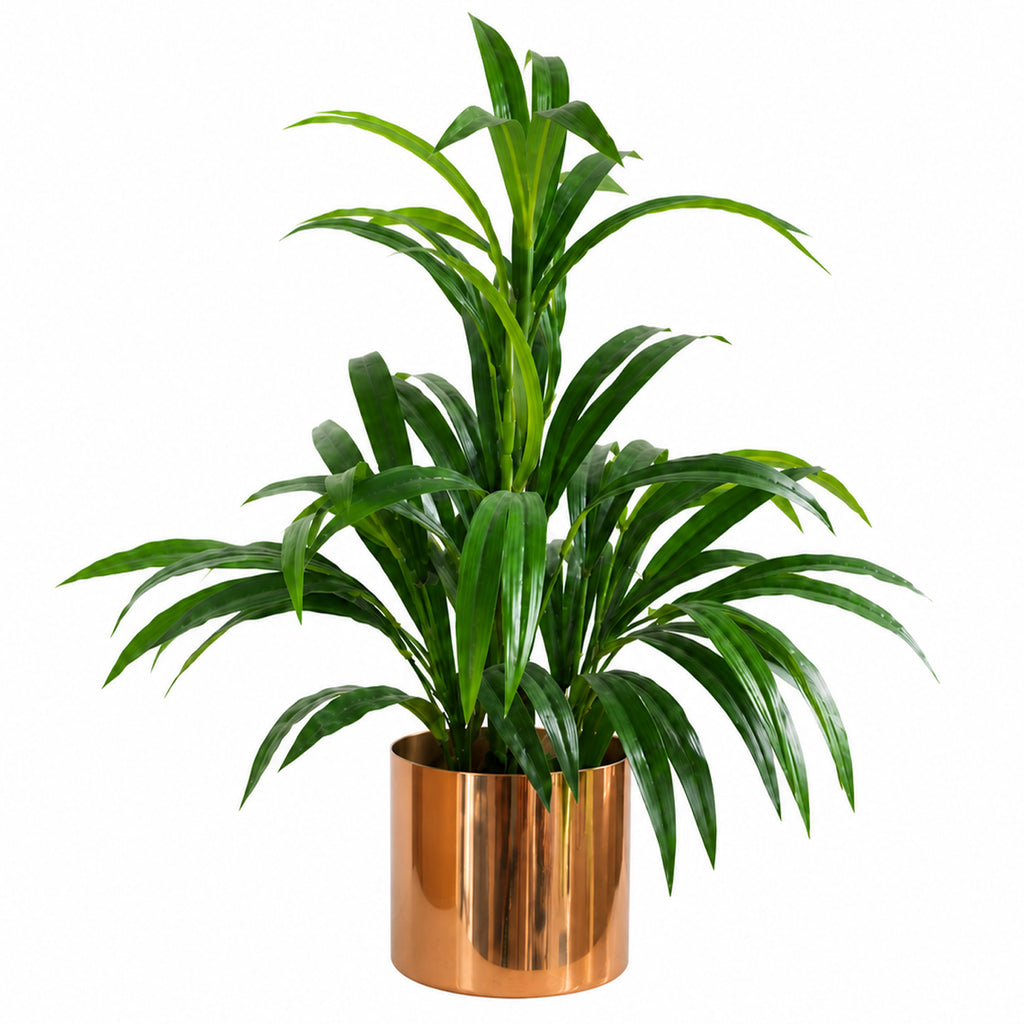 65cm Artificial Bamboo Botanik Shrub with Brushed Copper Planter - Premium Quality (image 4 of 4)