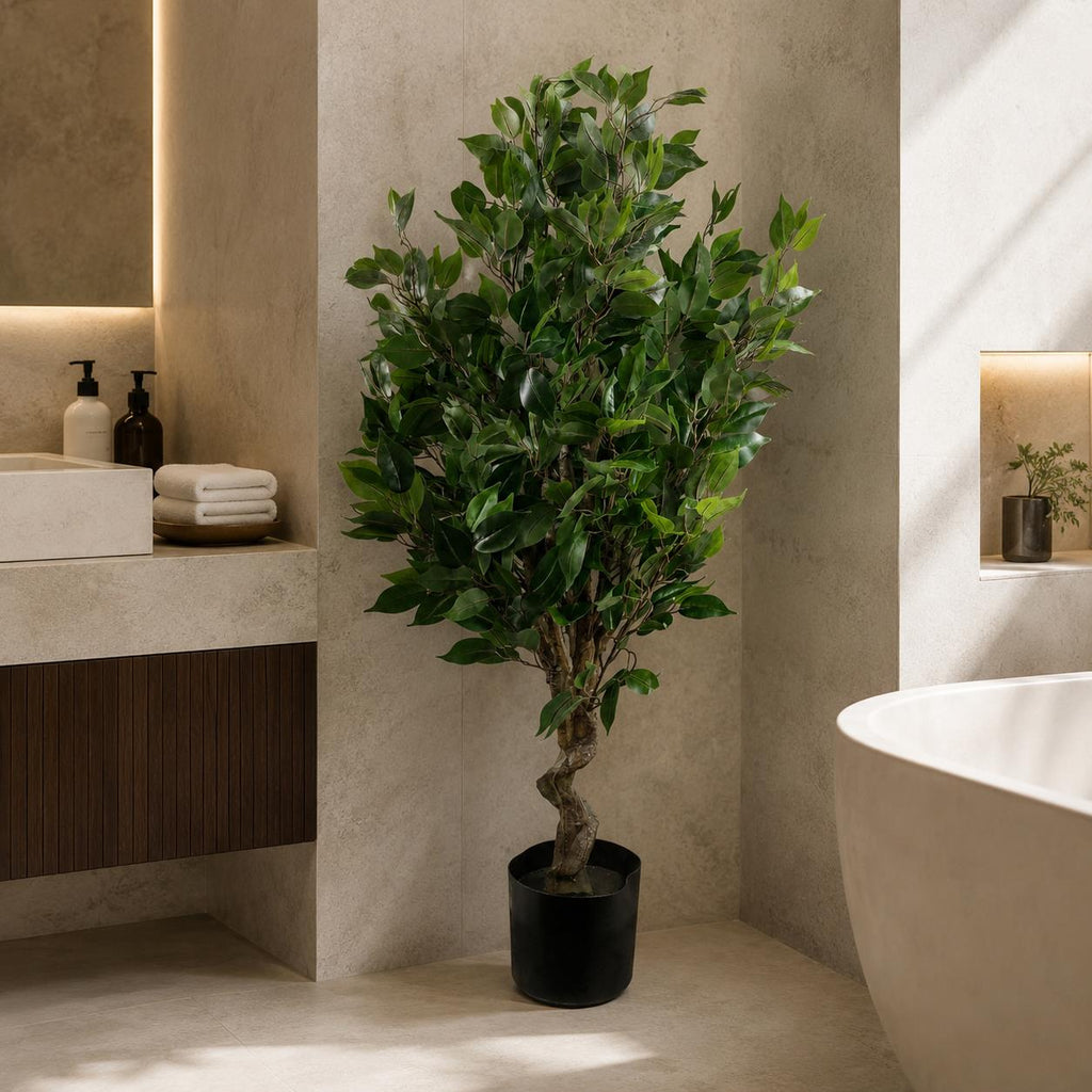 110cm Artificial Evergreen Ficus Tree