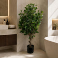 110cm Artificial Evergreen Ficus Tree