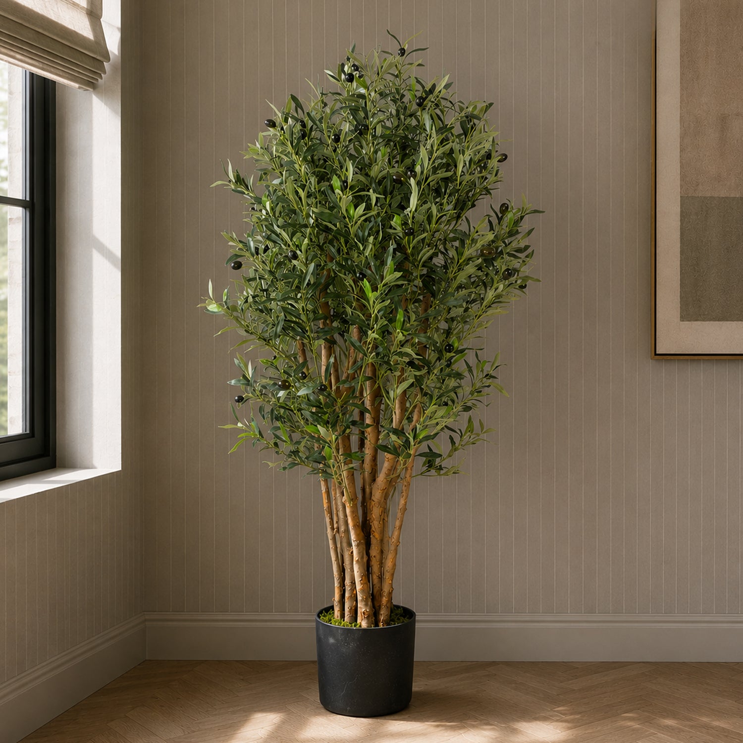 125cm Luxury Artificial Olive Tree Premium Range