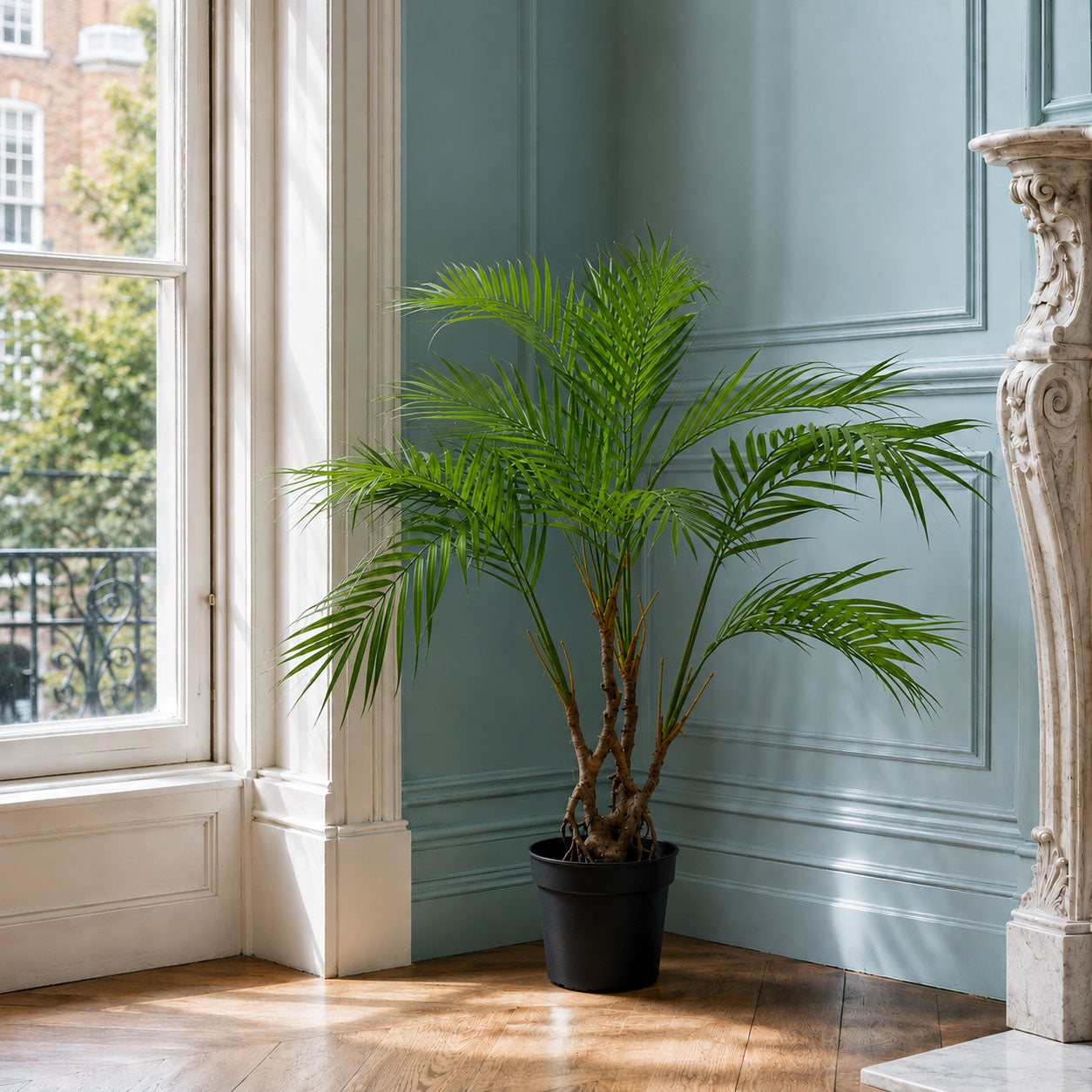 90cm Artificial Areca Palm Plant Twisted Detail Trunk