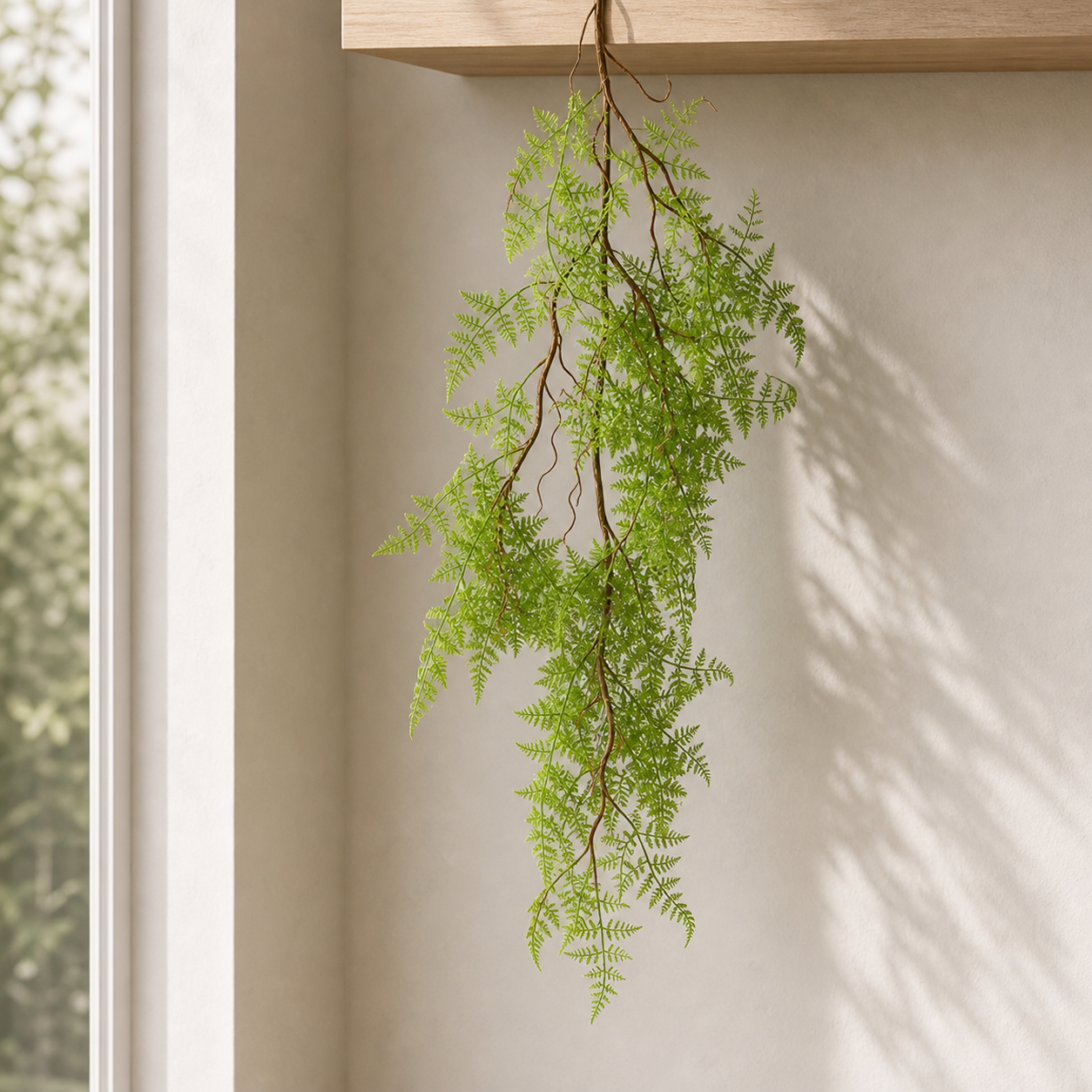100cm Artificial Hanging Maidenhair Fern Plant