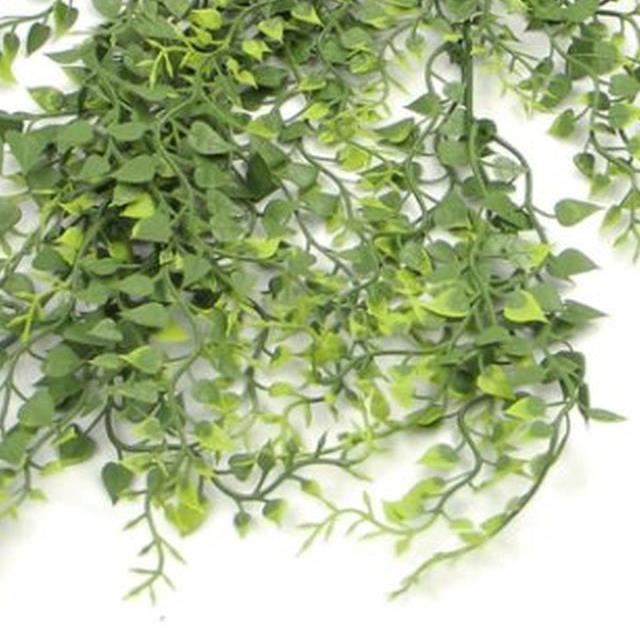 Hanging UV and Fire Resistant Artificial Trailing Button Fern Plant 82cm - Premium Quality