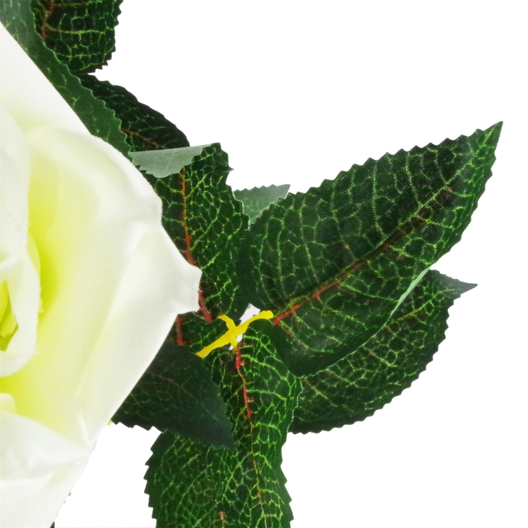 Artificial Cream Rose Tree Wedding Twisted Vine Detail 90cm (3ft) - Premium Quality