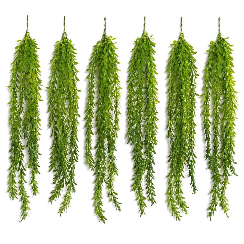 80cm Artificial Trailing Fern Style Hanging Plant Faux Greenery Vine - Premium Quality