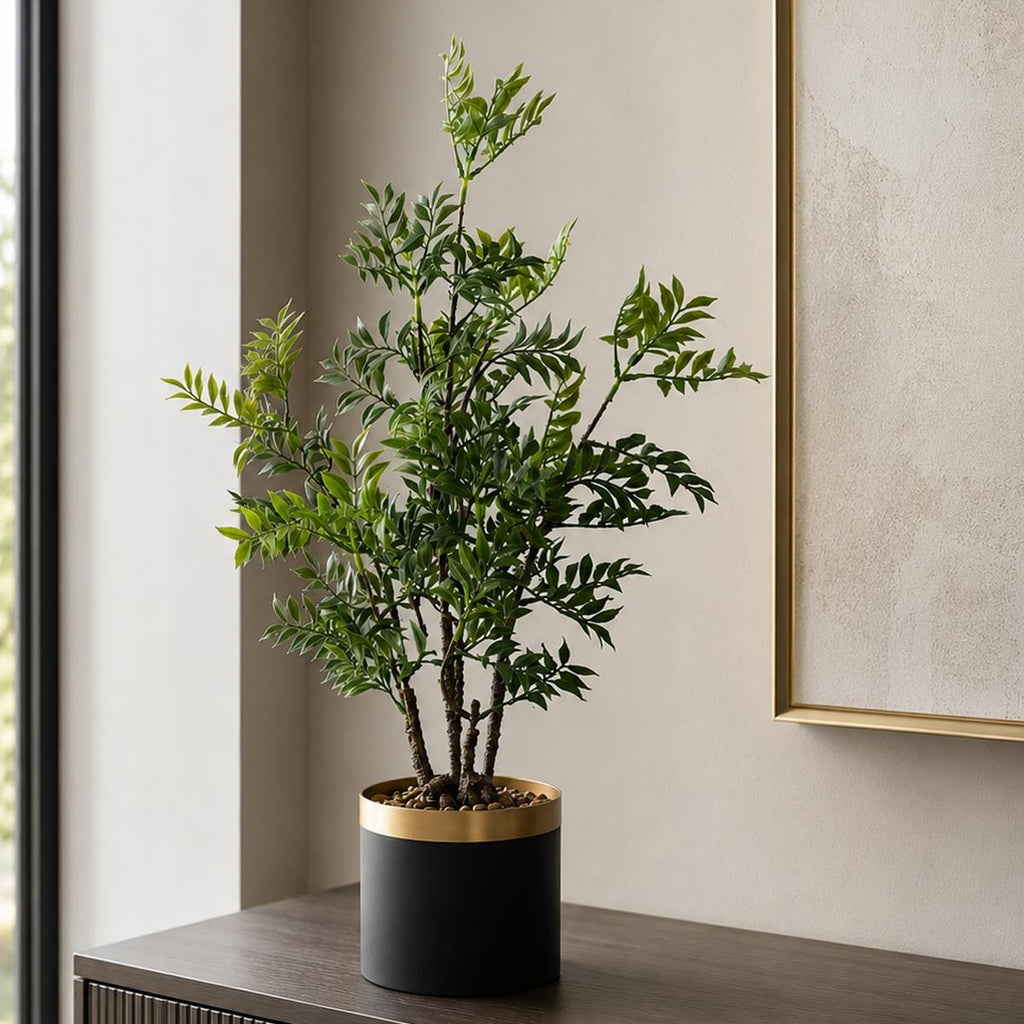 60cm Artificial Nandina Bonsai Ficus Tree - Premium Quality