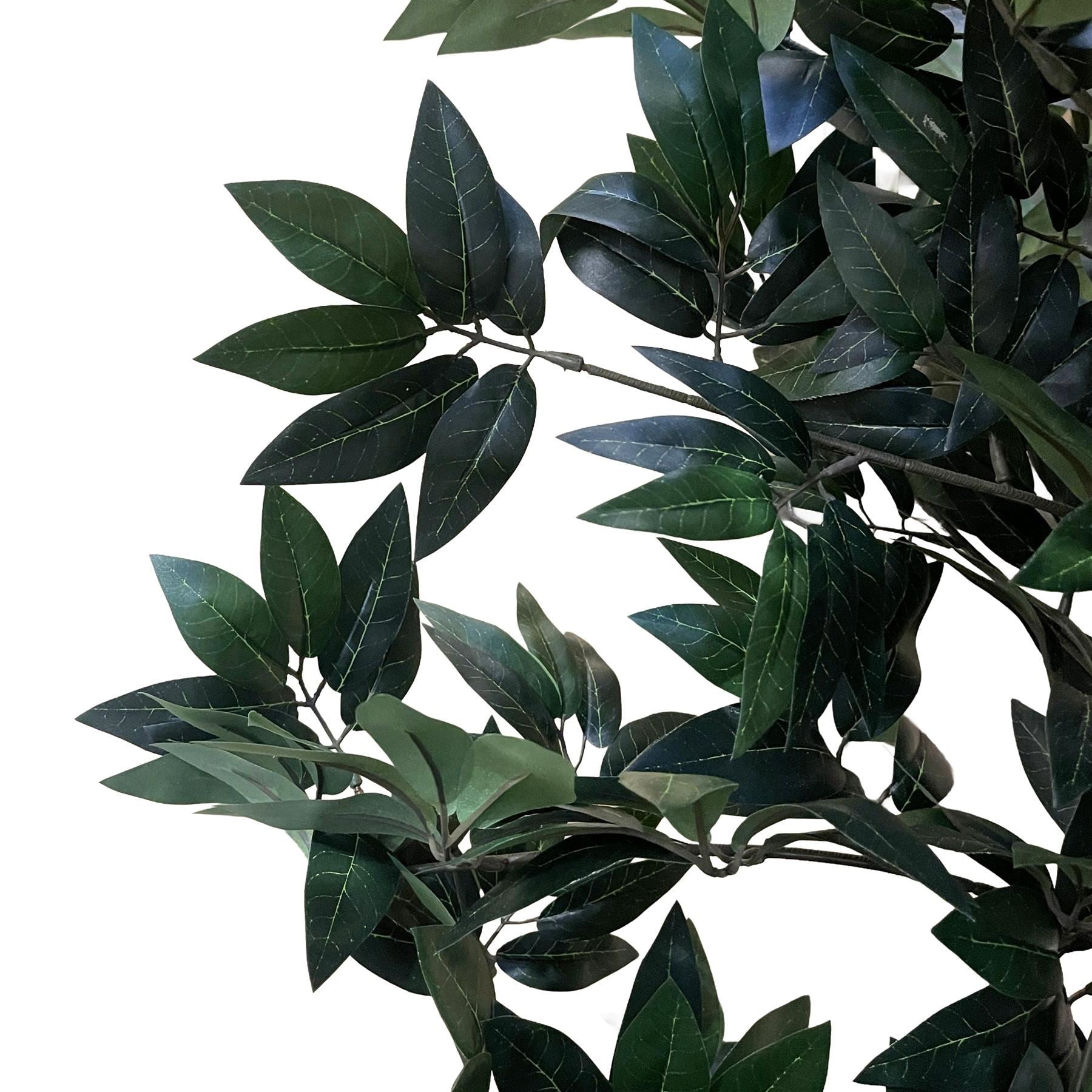 180cm Artificial Fire Retardant Lychee Ball Tree with 3774 Leaves and Natural Trunk - Premium Quality