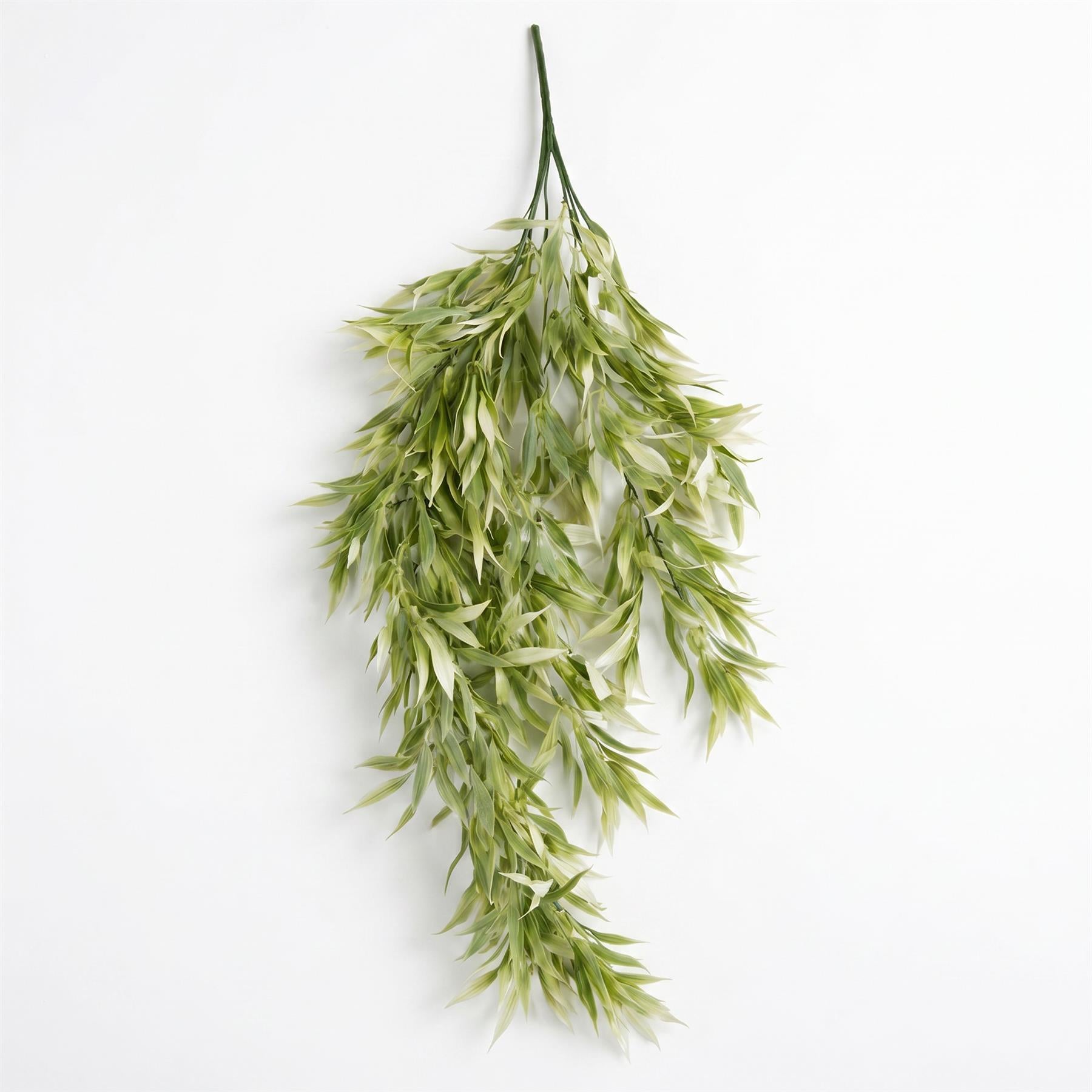 80cm Artificial Italian Ruscus Hanging Plant with Realistic Foliage - Light Green - Premium Quality