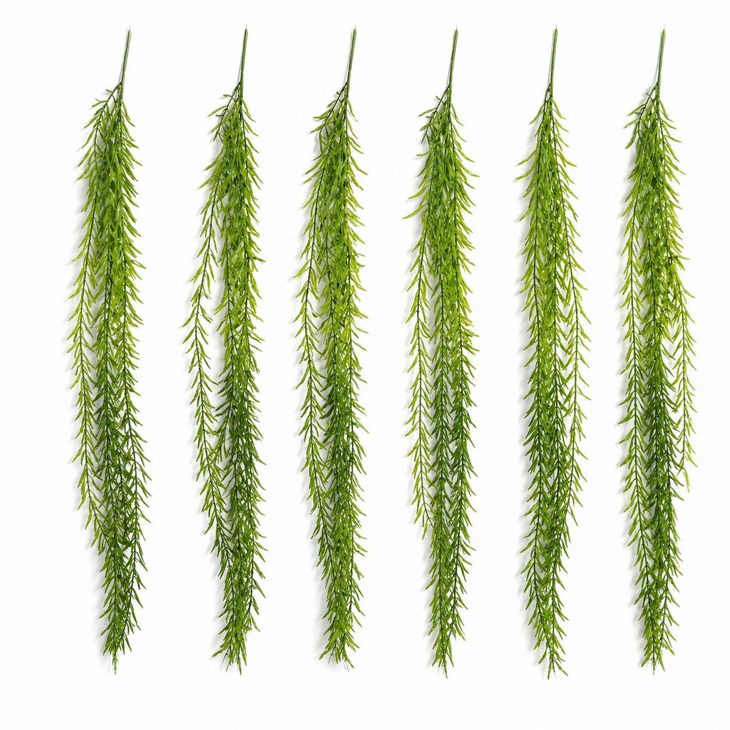100cm Artificial Trailing Rhipsalis Style Hanging Plant - Dark Green Tips - Premium Quality