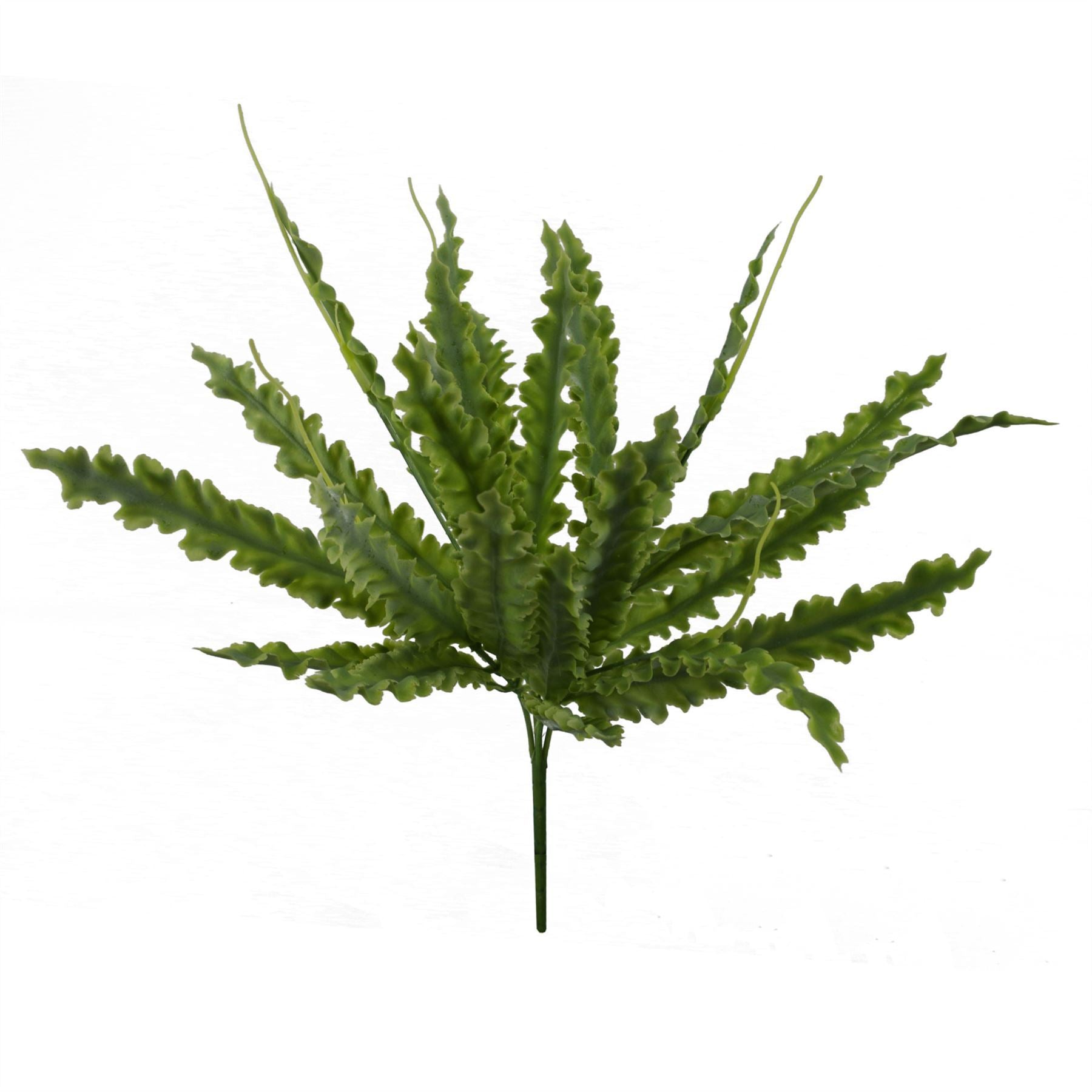 12 x 40cm Artificial Crocodile Fern Plant - Premium Quality