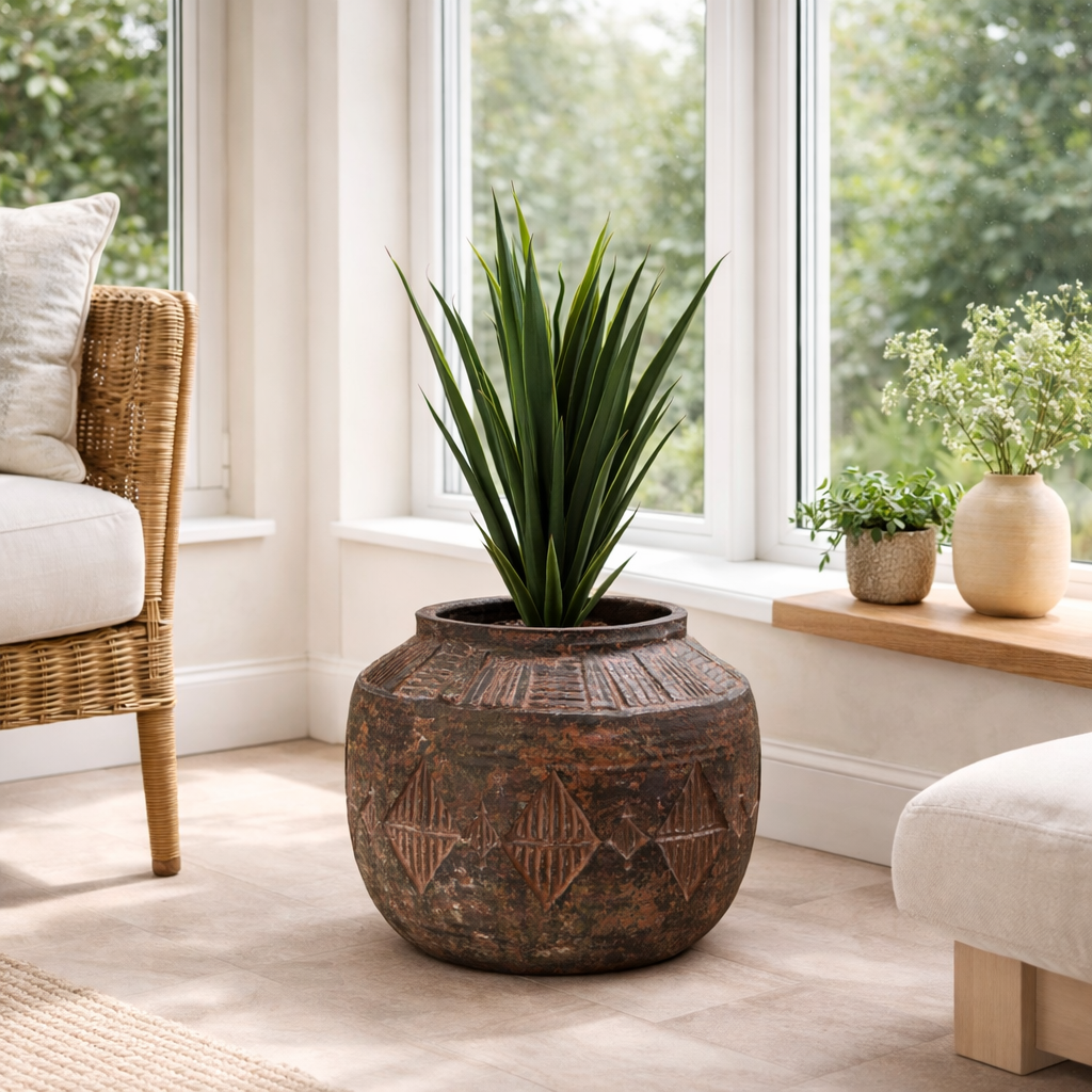 27cm x 36cm Aztec Diamond Large Planter