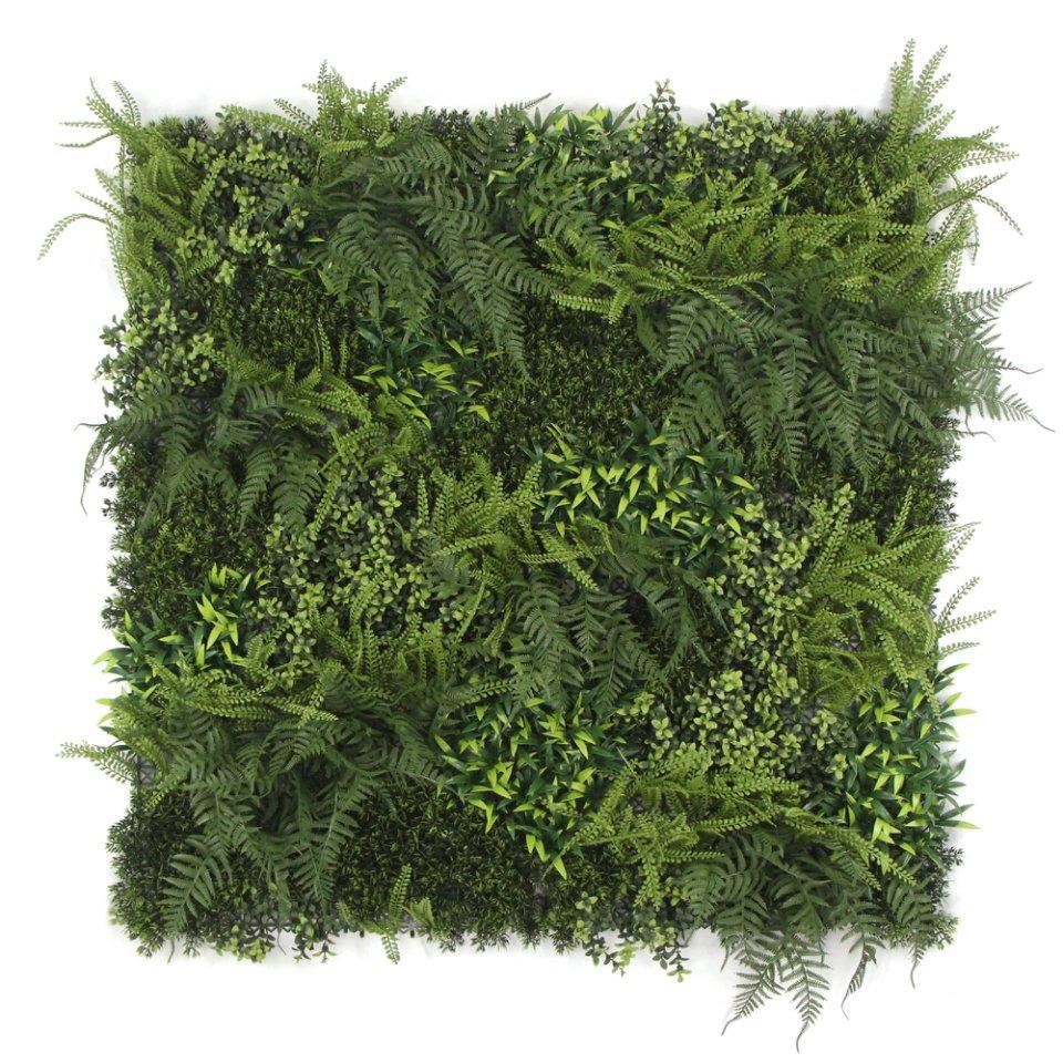 100cm Green Wall Fire Resistant Natural Fern Artificial - Premium Quality