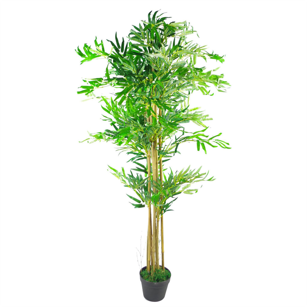 150cm (5ft) Artificial Bamboo Plants Trees - Natural Green