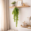 75cm Artificial Trailing Round Botanik Hanging Foliage Plant - Classic Gloss Green - Premium Quality