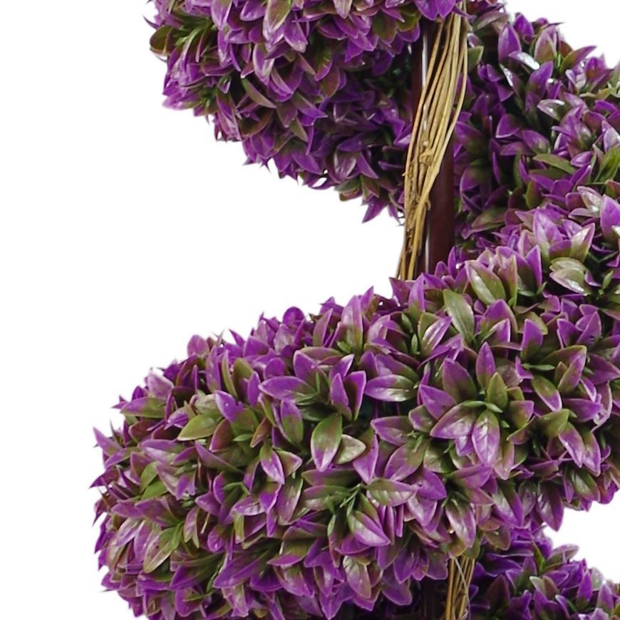 90cm Artificial Purple Large Botanik Spiral with Decorative Planter - Premium Quality
