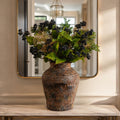 40cm x 32cm Aztec Large Composite Textured Vase Composite Plant Pot - Premium Quality