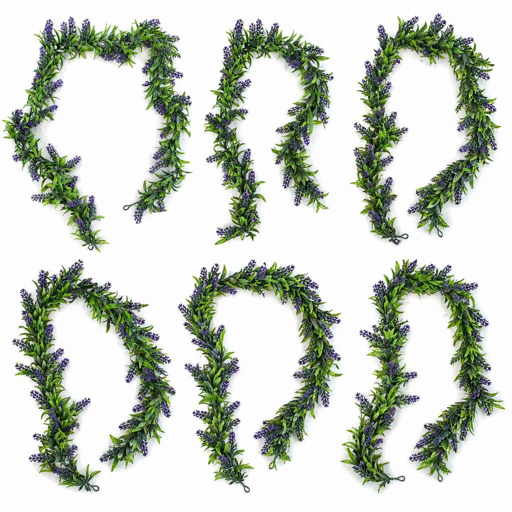 140cm Artificial Lavender Greenery Garland Hanging Decoration - Premium Quality
