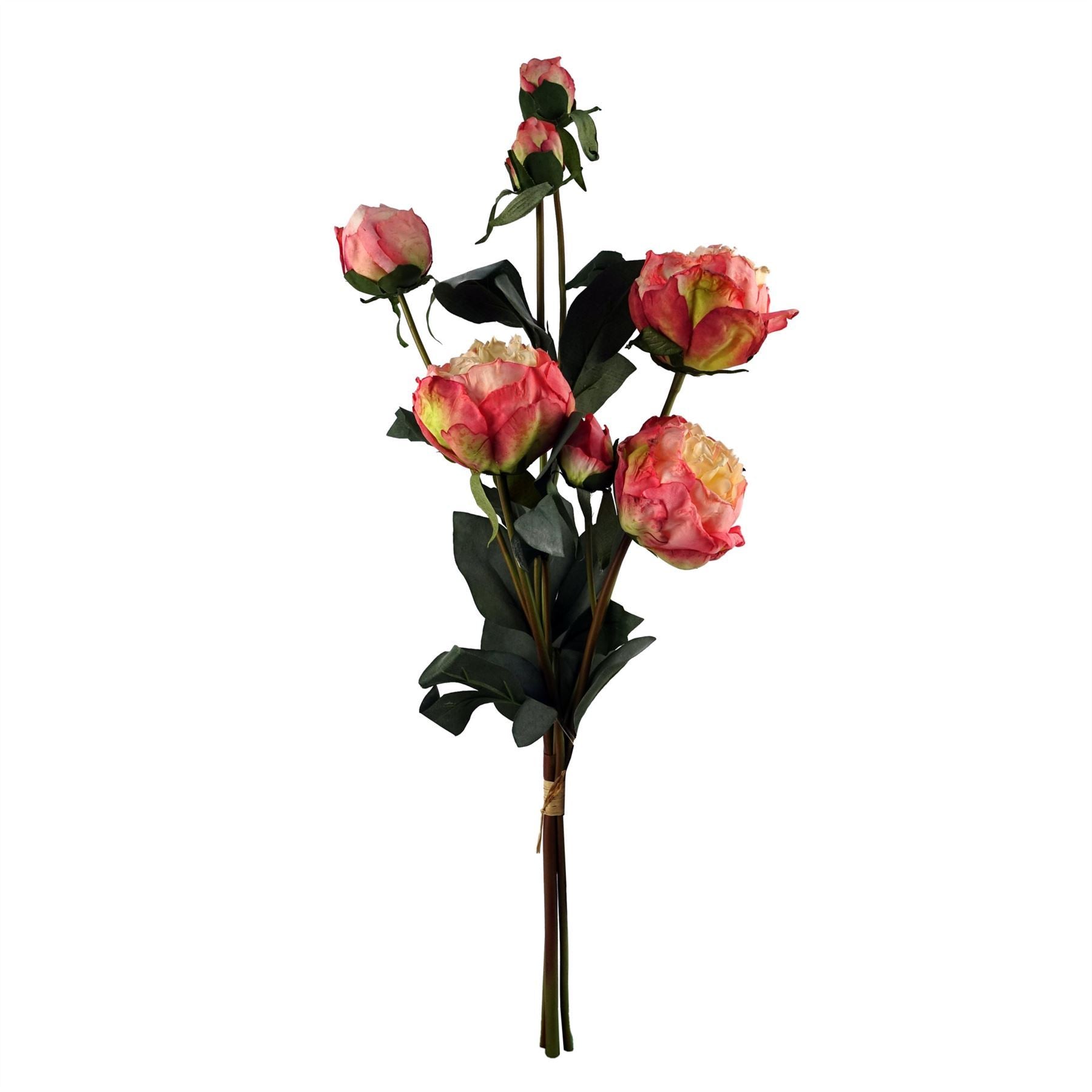 60cm Artificial Chrysanthemum Mix Glass Bubble Vase - Premium Quality