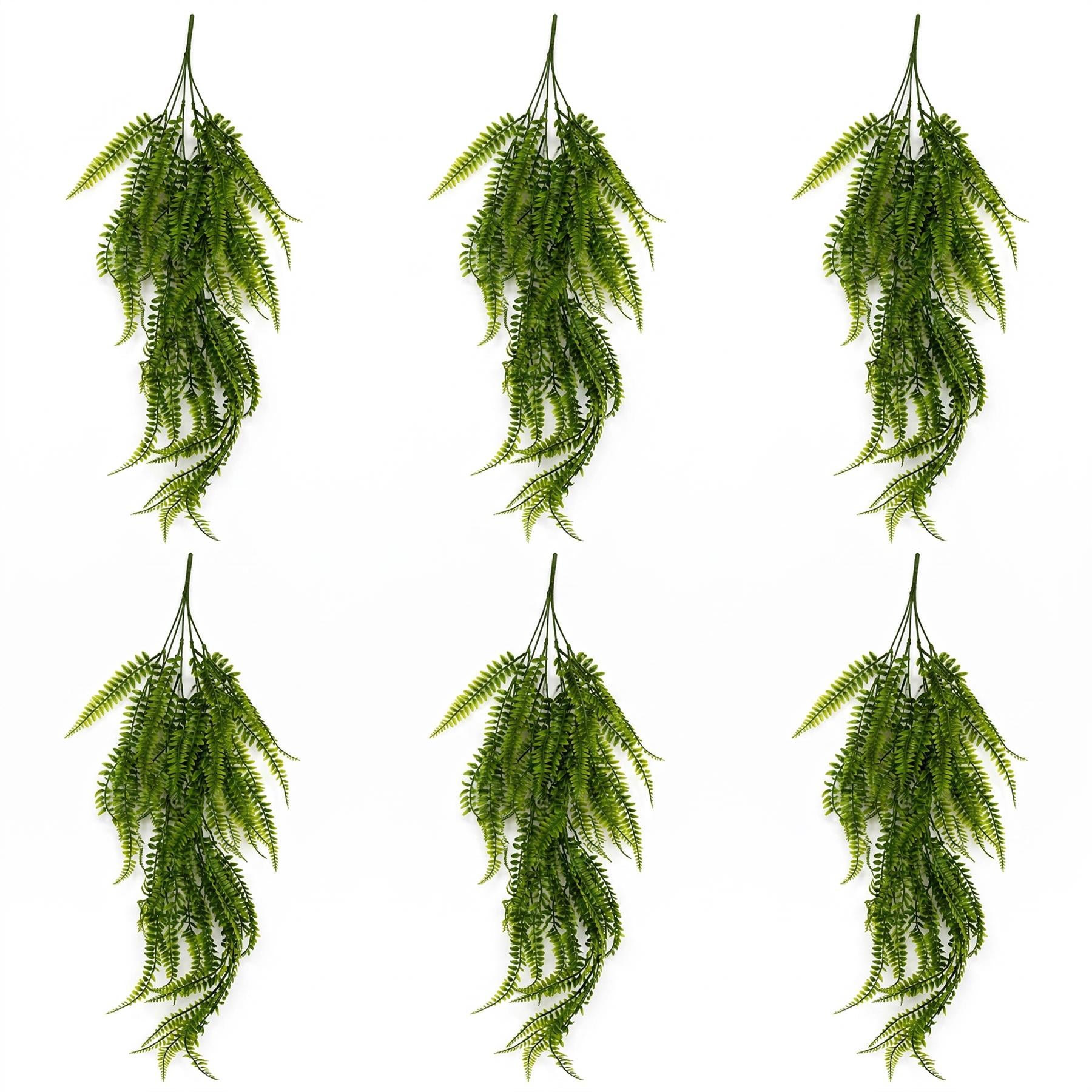 75cm Artificial Trailing Fern Plant Hanging Faux Greenery - Premium Quality