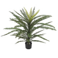 75cm Artificial Fire Retardant Plastic Boston Fern Plant with 49 Leaves - Premium Quality