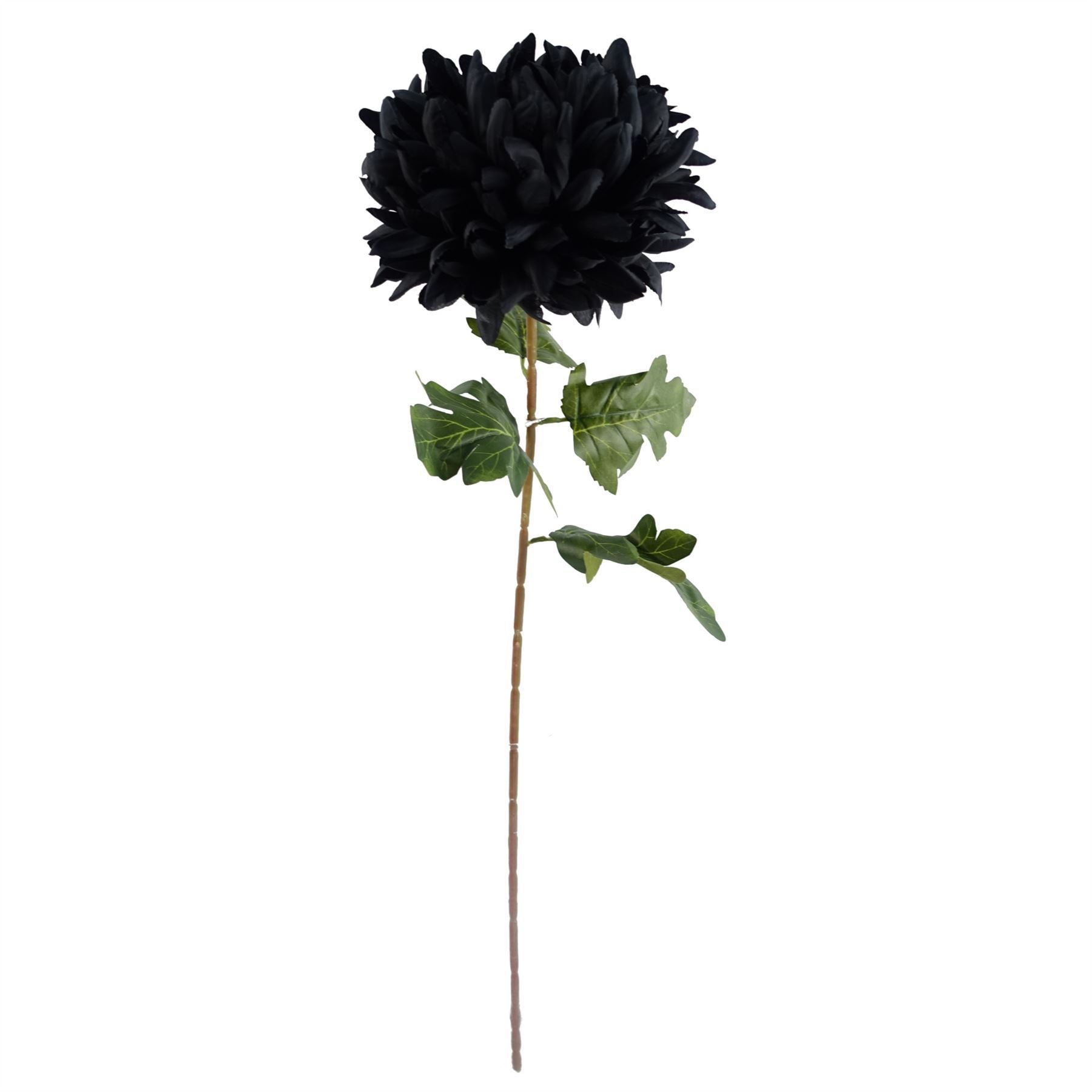 80cm Artificial Gold Palm and Peony Glass Vase - Premium Quality