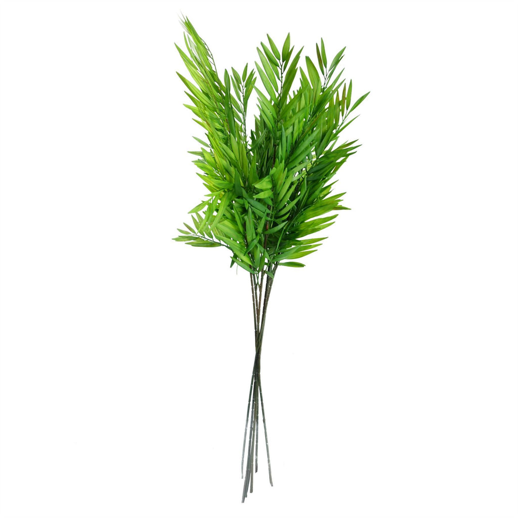 Artificial Pack of 6 x 85cm Bamboo Fern Stem - Premium Quality