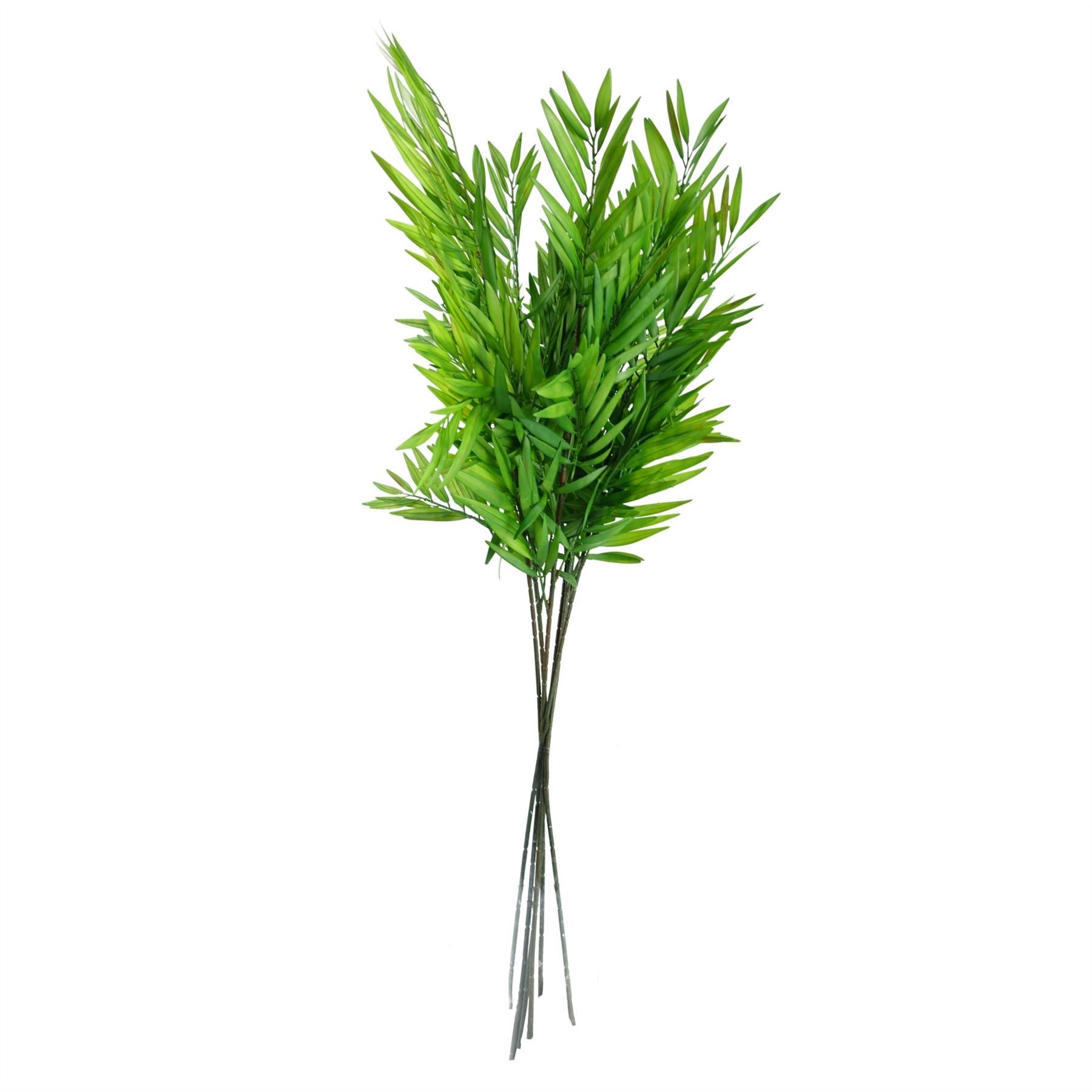 Artificial Pack of 6 x 85cm Bamboo Fern Stem - Premium Quality