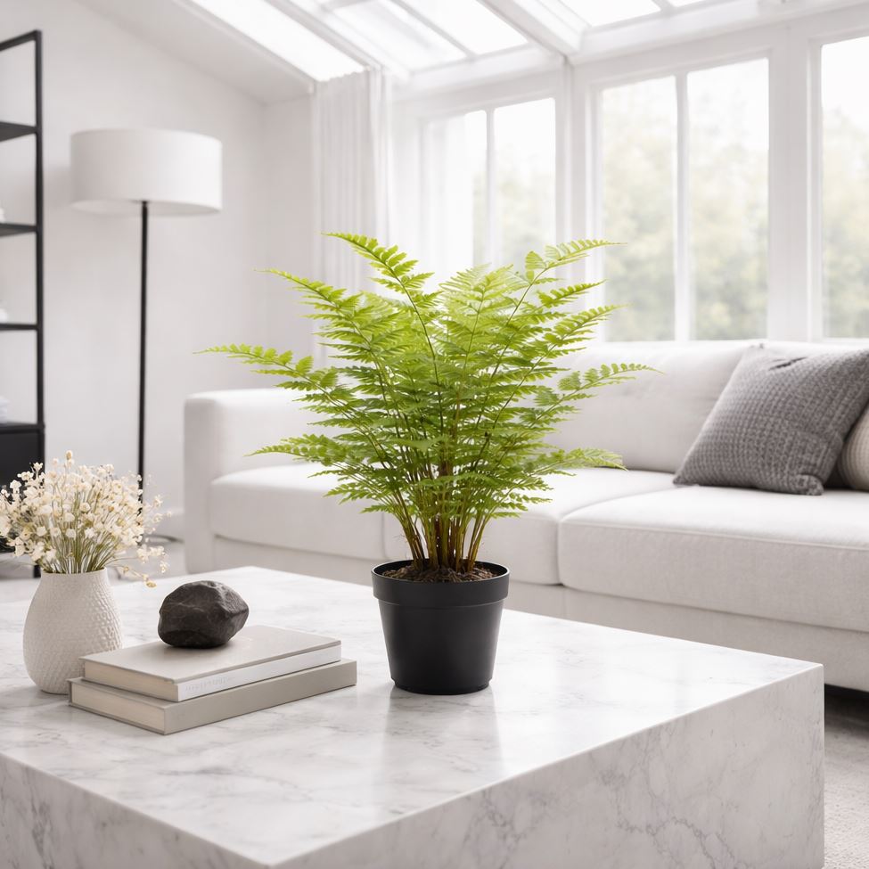75cm Artificial Fern Plant - Premium Quality
