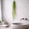 90cm Artificial Trailing Green Botanik Hanging Plant Faux Foliage Garland - Premium Quality