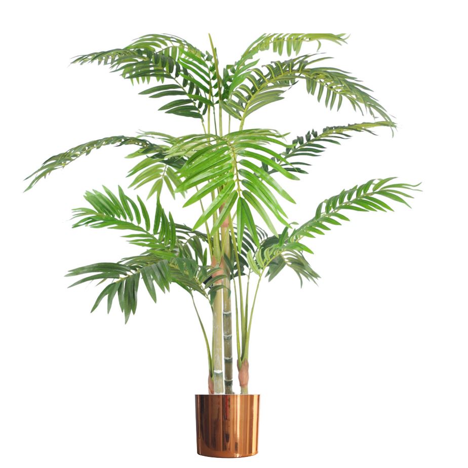 120cm (4ft) Realistic Artificial Areca Palm Tree with Pot