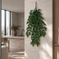 Hanging UV and Fire Resistant Artificial Clustered Fern Plant 128cm - Premium Quality