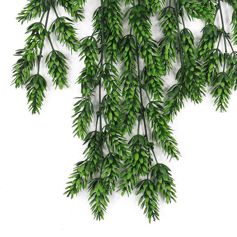 Hanging UV and Fire Resistant Artificial Clustered Fern Plant 128cm - Premium Quality