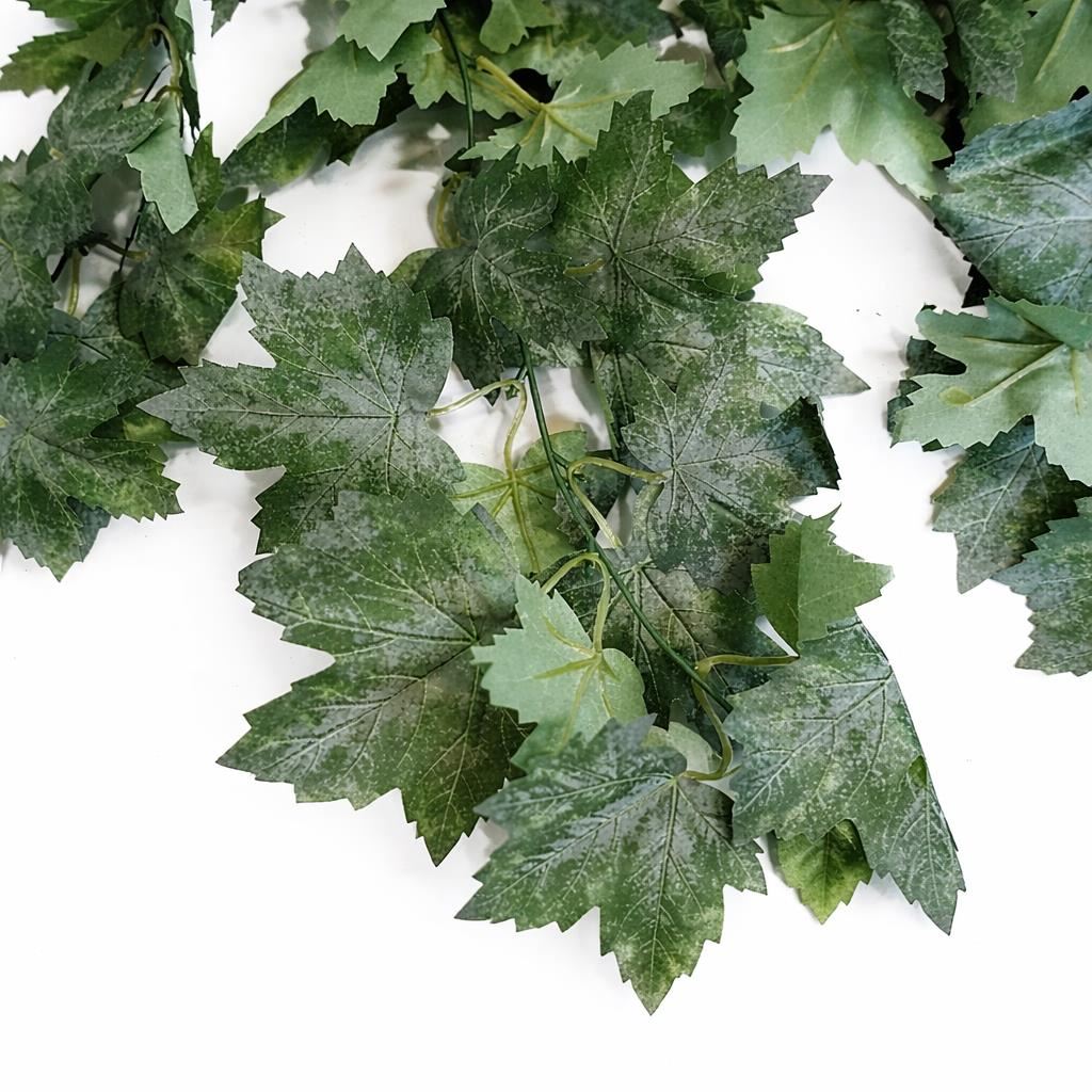 70cm Artificial Trailing Grape Ivy Plant Faux Hanging Foliage - Green - Premium Quality