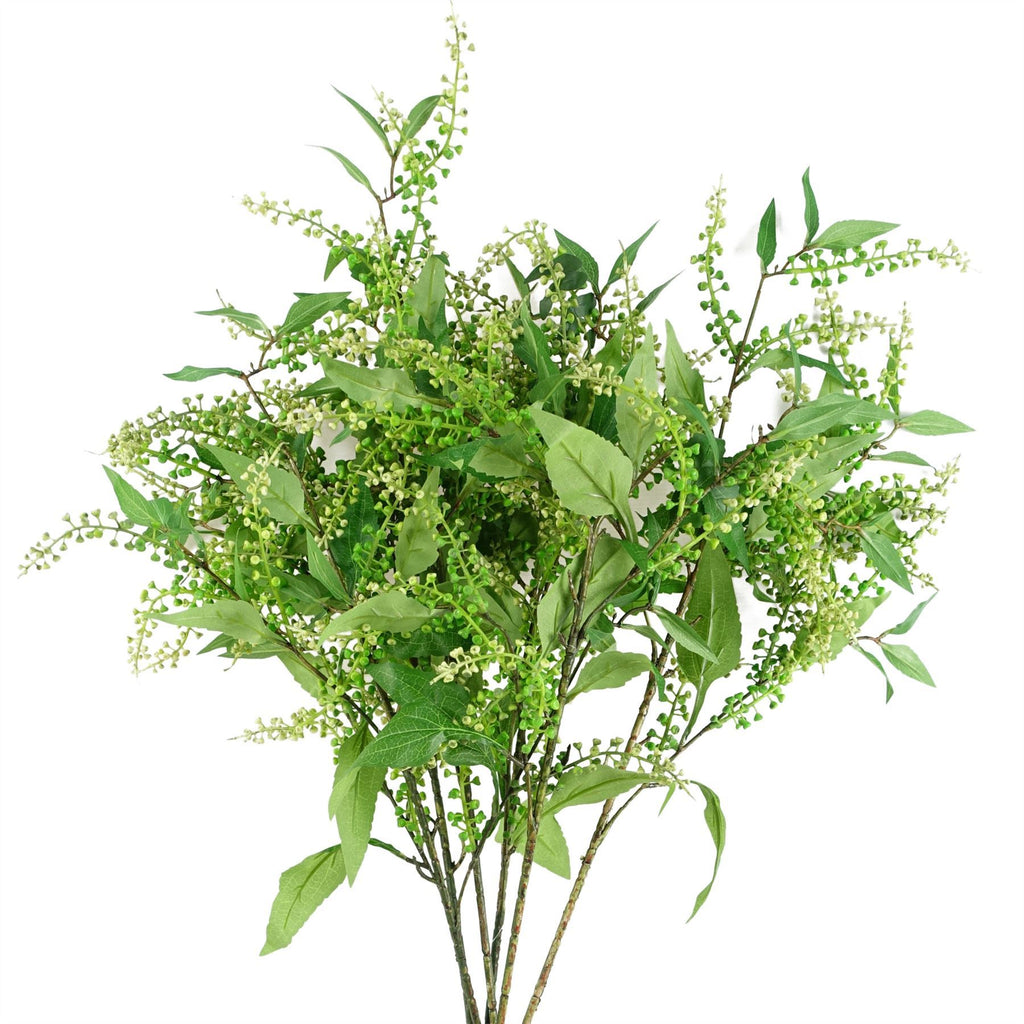 Pack of 6 x 85cm Artificial Green Foliage Spray - Premium Quality