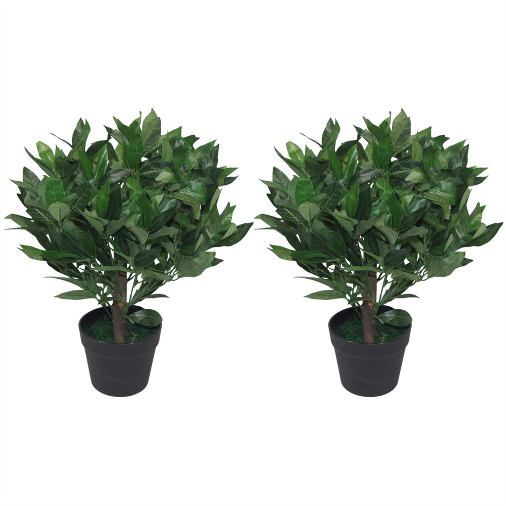 50cm Botanik Artificial Realistic Bay Laurel Topiary Ball Tree