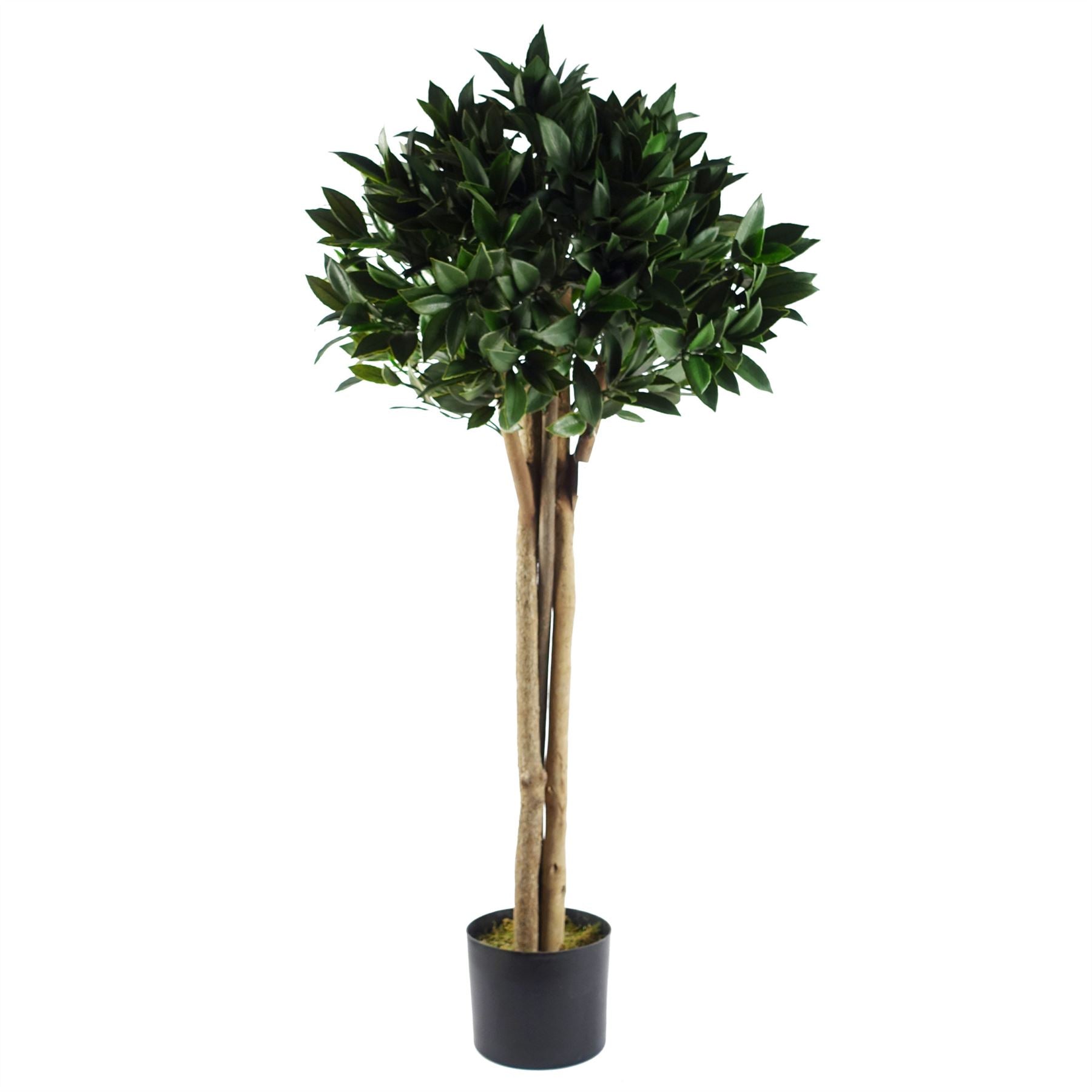 120cm Artificial Bay Tree Laurel UV Resistant Outdoor Topiary