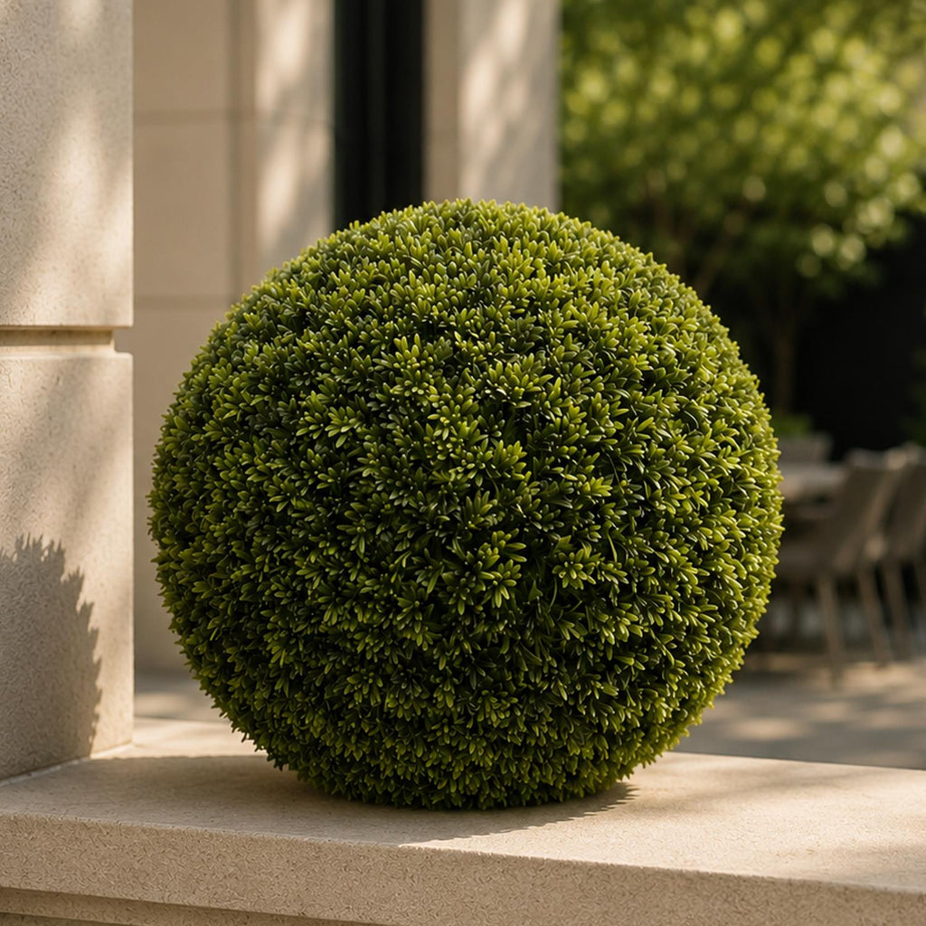 45cm Artificial Thyme Topiary Ball - Premium Quality