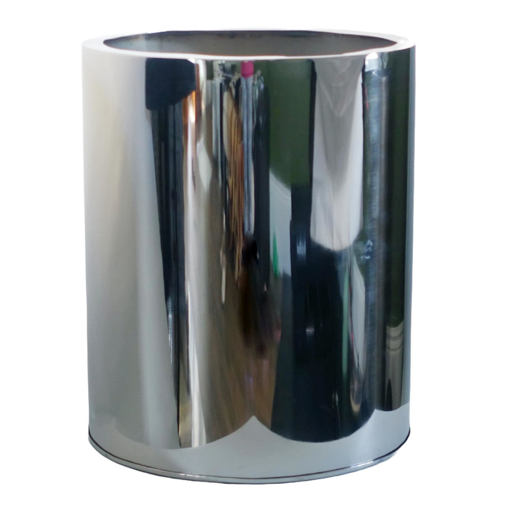 51cm XL Silver Metal Planter by Botanik - Premium Quality
