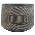 29cm x 43cm Large Maral Planter with Etching Composite Plant Pot - Premium Quality