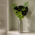 100cm Purple Artificial Sunflower Arrangement Glass Vase - Premium Quality