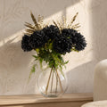 95cm Black Chrysanthemum Bundle Glass Ball Vase - Premium Quality