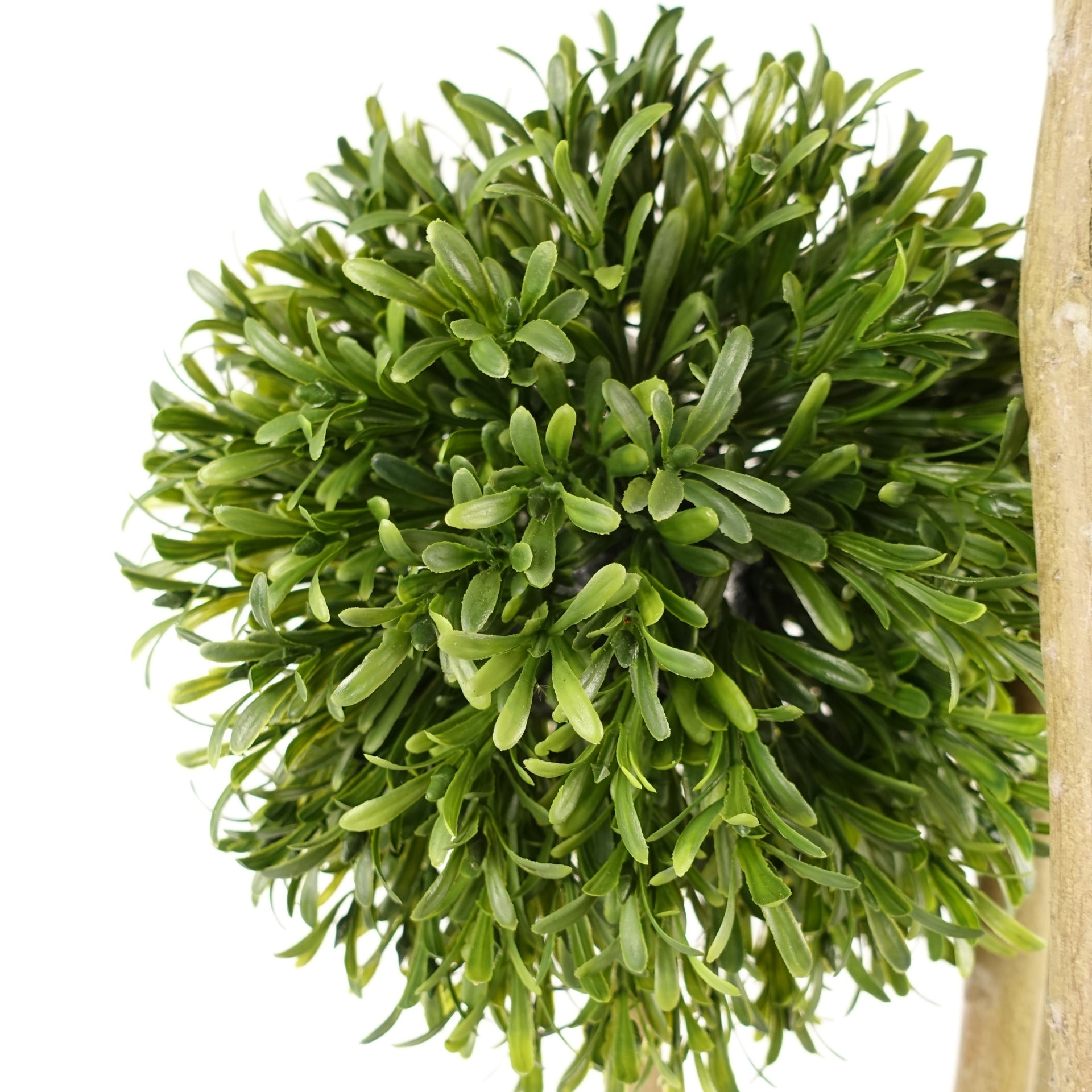 120cm Artificial UV Resistant Balls Topiary 480 Leaves Natural Trunk