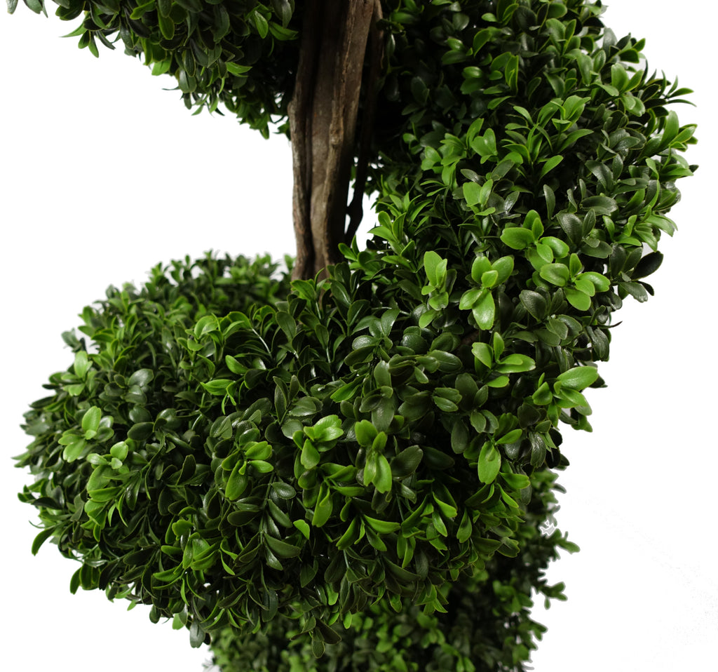 150cm Sprial Buxus Artificial Tree UV Resistant Outdoor