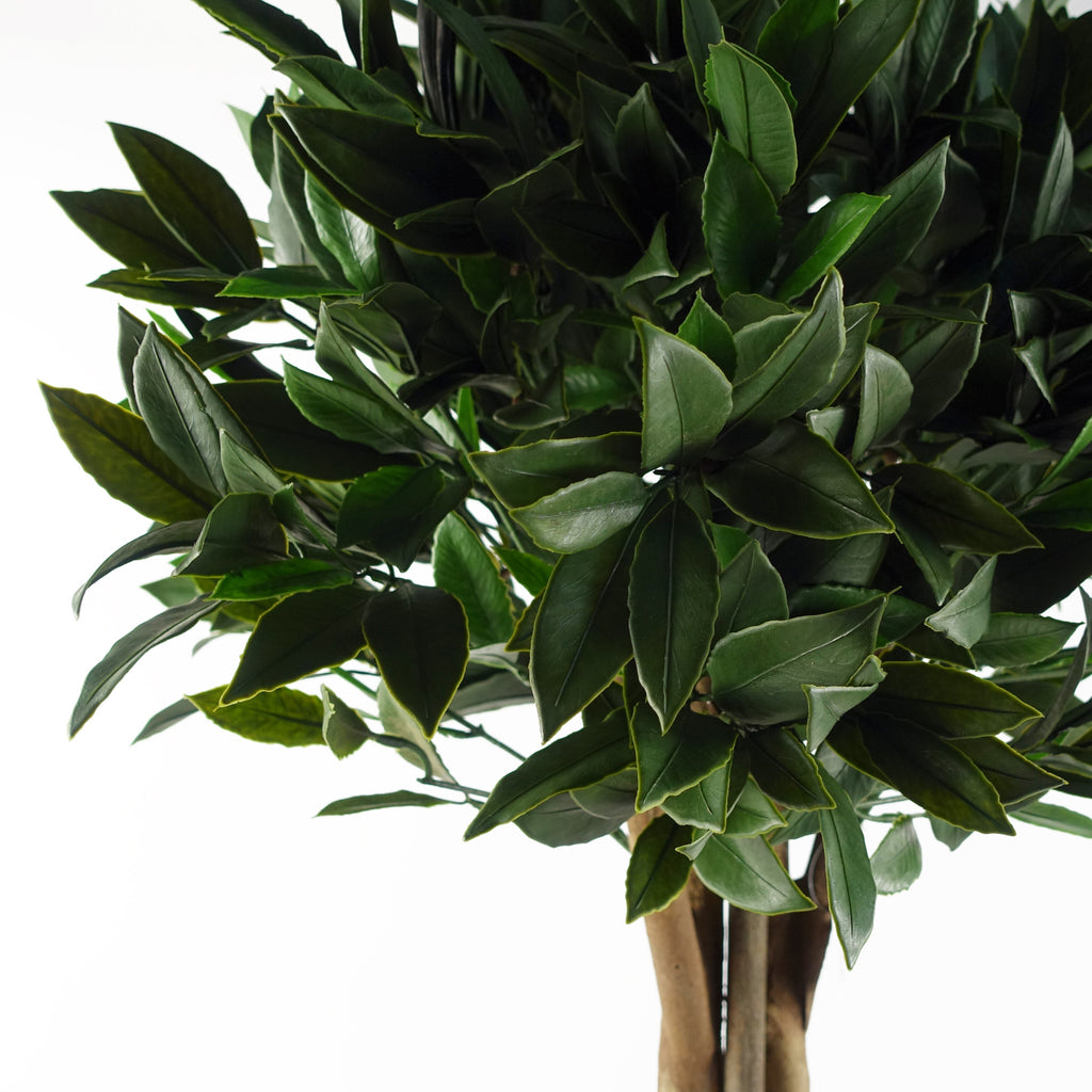 120cm Artificial Bay Tree Laurel UV Resistant Outdoor Topiary