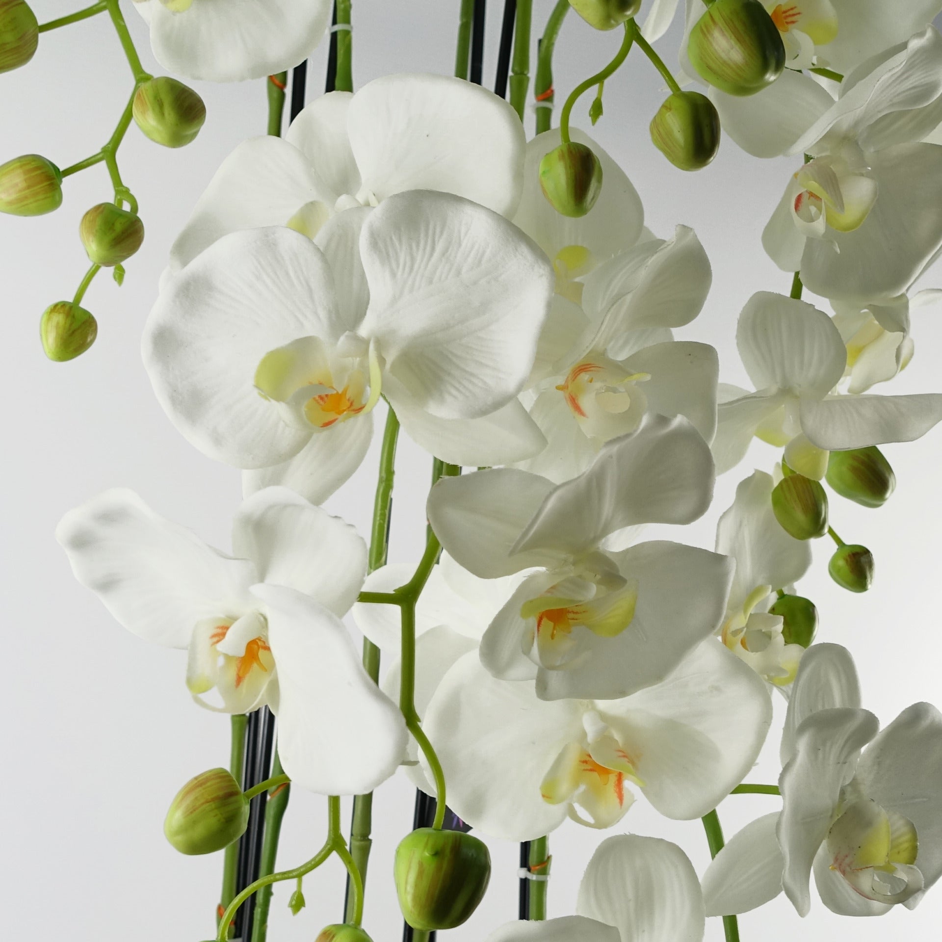 110cm Large White Orchid Plant Artifcial 41 REAL TOUCH flowers