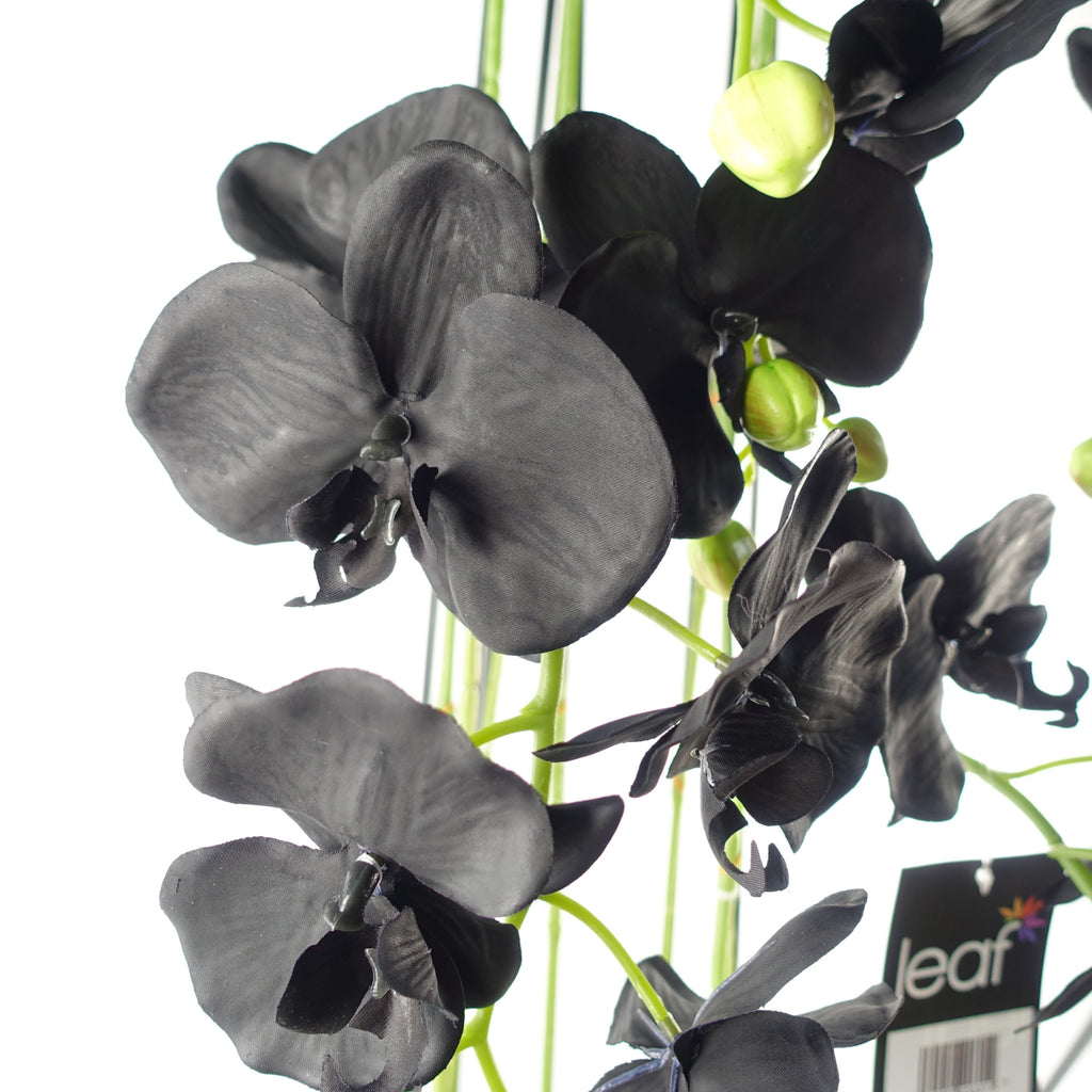 110cm Artificial Large Black Orchid Plant Artifcial 41 REAL TOUCH flowers
