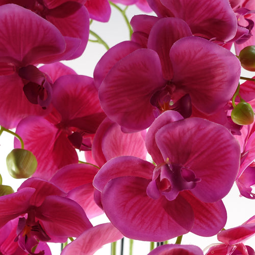 110cm Artificial Large Pink Orchid Plant Artifcial 41 REAL TOUCH flowers