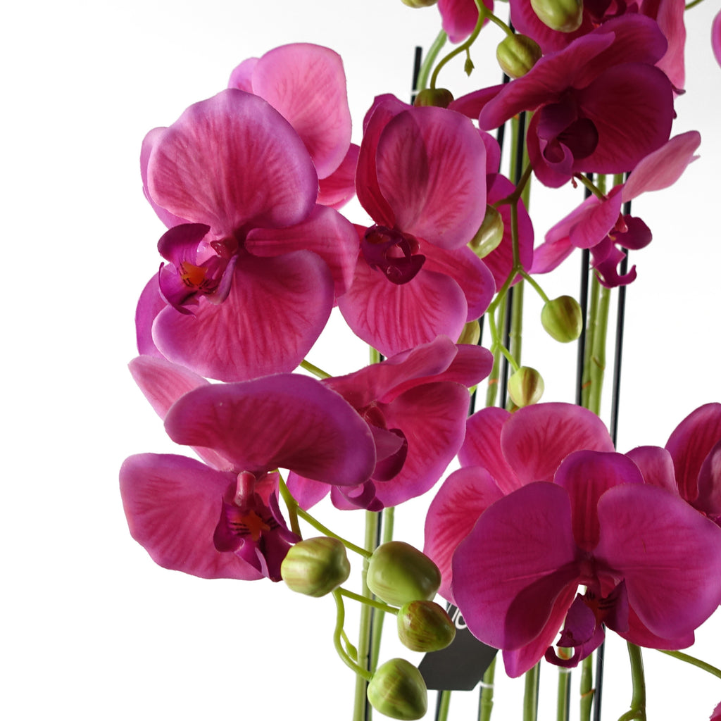 110cm Artificial Large Pink Orchid Plant Artifcial 41 REAL TOUCH flowers