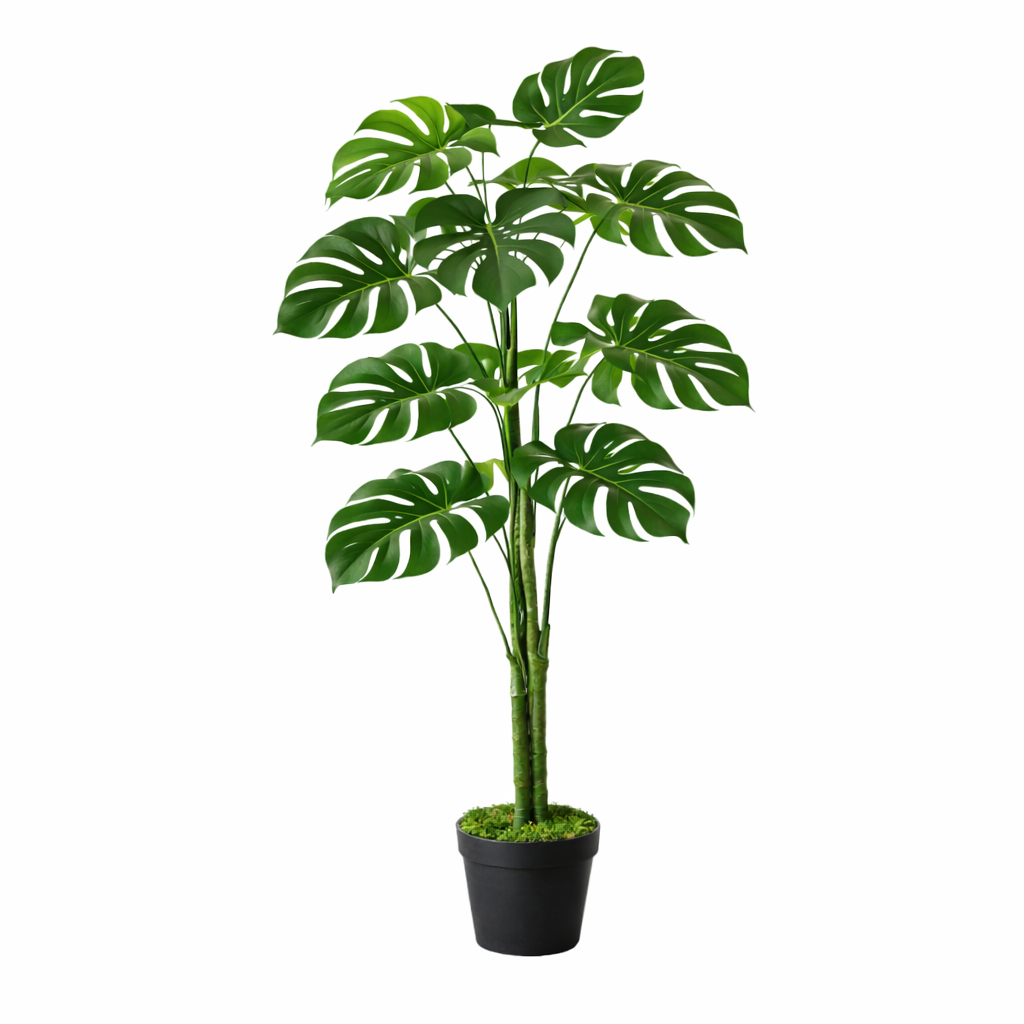 120cm Leaf realistic Artificial Monstera Cheese Plant