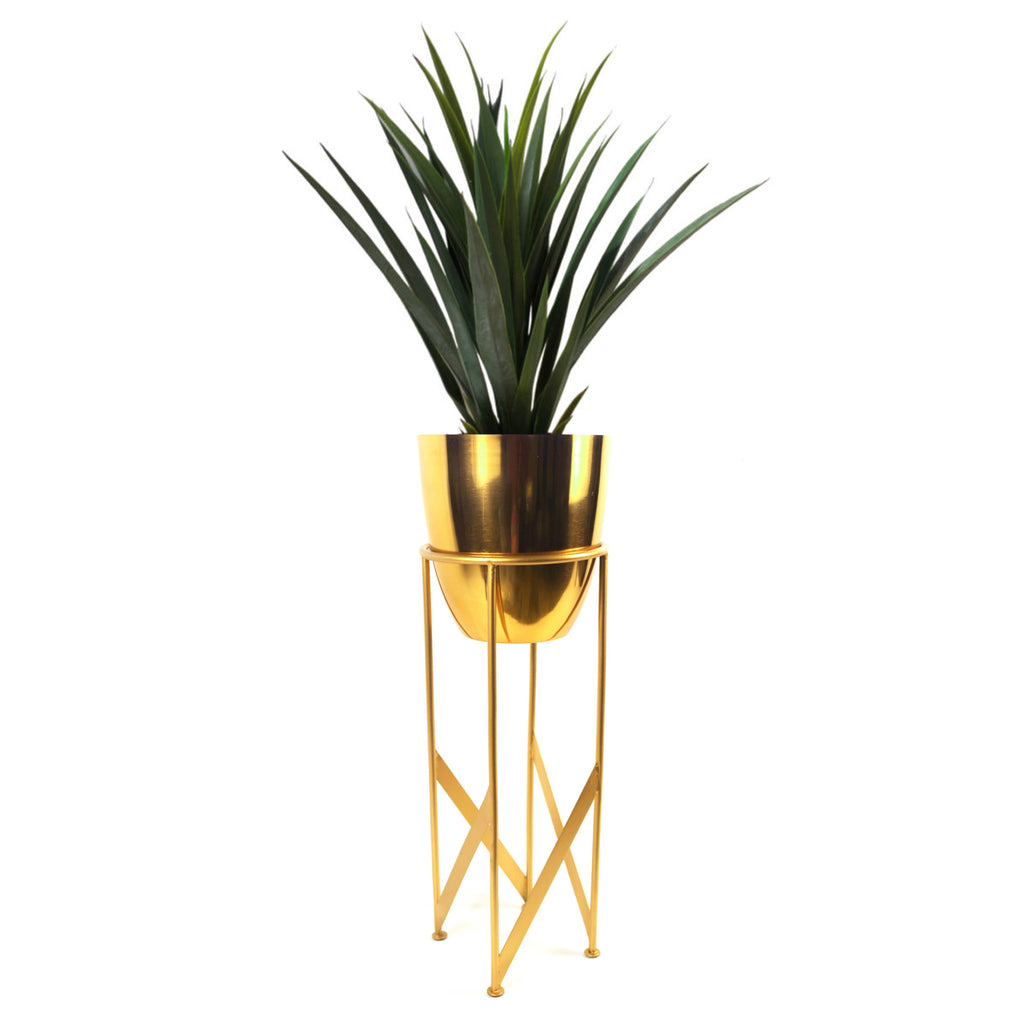 90cm Artificial Yukka Plant with Planter and Stand